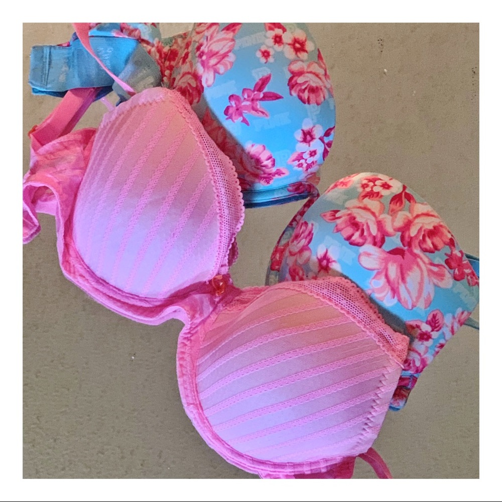 Bra Bundle • 2 Bras • Victoria Secret PINk •Betsy Johnson•